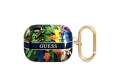 Puhelin - Muut lisävarusteet - GUESS GUAPHHFLB AirPods Pro cover blue/blue Flower Strap Collection - 3666339047283
