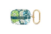 Puhelin - Muut lisävarusteet - GUESS GUAPHHFLN AirPods Pro cover green/green Flower Strap Collection - 3666339047306