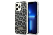 Puhelin - Kannet ja kotelot - GUESS GUHCP13LHSLEOK iPhone 13 Pro / 13 6.1" grey/grey hardcase Leopard - 3666339047467