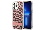 Puhelin - Kannet ja kotelot - GUESS GUHCP13LHSLEOP iPhone 13 Pro / 13 6.1" pink/pink hardcase Leopard - 3666339047504