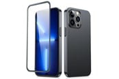 Puhelin - Kannet ja kotelot - Joyroom 360 Full Case front and back cover for iPhone 13 Pro Max + tempered glass screen protector grey (JR-BP928 tranish) - 6941237161642