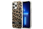 Puhelin - Kannet ja kotelot - GUESS GUHCP13LHSLEOW iPhone 13 Pro / 13 6.1" brown/brown hardcase Leopard - 3666339047382