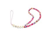 Puhelin - Muut lisävarusteet - GUESS pendant GUSTGMPP Phone Strap multicolor pink/multicolor pink Heishi Beads - 3666339048358