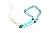 Puhelin - Muut lisävarusteet - GUESS pendant GUSTPEARP Phone Strap blue/blue Heishi Beads - 3666339048327