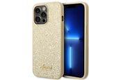 Puhelin - Kannet ja kotelot - GUESS Glitter Script Case for iPhone 14 Pro - Gold - 3666339065102