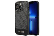 Puhelin - Kannet ja kotelot - GUESS GUHCP14XG4GLGR iPhone 14 Pro Max 6.7" grey/grey hard case 4G Stripe Collection - 3666339088576
