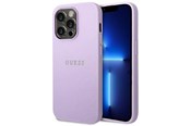 Puhelin - Kannet ja kotelot - GUESS Saffiano Strap Case for iPhone 14 Pro - Purple - 3666339088644