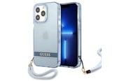 Puhelin - Kannet ja kotelot - GUESS GUHCP13LHTSGSB iPhone 13 Pro / 13 6.1 "blue / blue hardcase Translucent Stap - 3666339040697