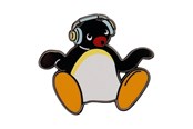Fanituotteet - FaNaTtik - Pingu - Limited Edition Headphones Pin Badge - Pin / Rintaneula - M-PGU01
