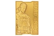 Fanituotteet - FaNaTtik - Metal Gear Solid 2 - 24k Gold Plated Snake Ingot - KON-MGS207