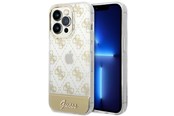 Puhelin - Kannet ja kotelot - GUESS GUHCP14LHG4MHG iPhone 14 Pro 6.1 "gold / gold hardcase 4G Pattern Script - 3666339090524