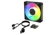 Kotelotuuletin - Arctic BioniX P12 A-RGB - Kotelotuuletin - 120mm - Musta RGB LED valolla - ACFAN00335A