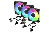 Kotelotuuletin - Arctic BioniX P12 A-RGB - 3pack - Kotelotuuletin - 120mm - Musta RGB LED valolla - ACFAN00337A