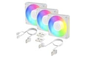 Kotelotuuletin - Arctic BioniX P12 A-RGB - 3pack - Kotelotuuletin - 120mm - Valkoinen RGB LED valolla - ACFAN00338A
