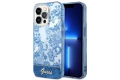 Puhelin - Kannet ja kotelot - GUESS GUHCP14LHGPLHB iPhone 14 Pro 6.1" blue/blue hardcase Porcelain Collection - 3666339064341