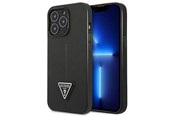 Puhelin - Kannet ja kotelot - GUESS GUHCP14LPSATLK iPhone 14 Pro 6.1" black/black hardcase SaffianoTriangle Logo - 3666339065386