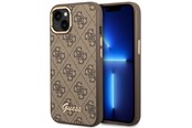 Puhelin - Kannet ja kotelot - GUESS GUHCP14MHG4SHW iPhone 14 Plus 6.7 "brown / brown hard case 4G Vintage Gold Logo - 3666339065256