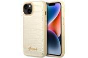 Puhelin - Kannet ja kotelot - GUESS GUHCP14MHGCRHD iPhone 14 Plus 6.7 "gold / gold hardcase Croco Collection - 3666339083014
