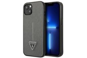Puhelin - Kannet ja kotelot - GUESS GUHCP14MPSATLG iPhone 14 Plus 6.7 "silver / silver hardcase SaffianoTriangle Logo - 3666339065454