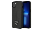Puhelin - Kannet ja kotelot - GUESS GUHCP14MPSATLK iPhone 14 Plus 6.7 "black / black hardcase SaffianoTriangle Logo - 3666339065379