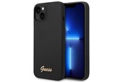 Puhelin - Kannet ja kotelot - GUESS GUHCP14MSLSMK iPhone 14 Plus 6.7 "black / black hard case Silicone Vintage Gold Logo - 3666339064891