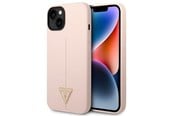 Puhelin - Kannet ja kotelot - GUESS GUHCP14MSLTGP iPhone 14 Plus 6.7" pink/pink hardcase Silicone Triangle - 3666339065935