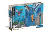 Palapelit - Clementoni Puzzle HQC Blue Street of Chefchaouen 2026 - Compact 500 pieces Lattia - 35621