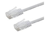 Verkkokaapelit - Deltaco patch cable - 30 cm - white - Valkoinen - TP-603W-SLIM