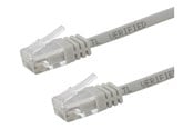 Verkkokaapelit - Deltaco patch cable - 75 cm - grey - Harmaa - TP-6075-SLIM