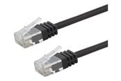 Verkkokaapelit - Deltaco patch cable - 3 m - black - Musta - TP-63S-SLIM