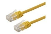 Verkkokaapelit - Deltaco patch cable - 5 m - yellow - Keltainen - TP-65Y-SLIM