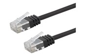 Verkkokaapelit - Deltaco patch cable - 20 m - black - Musta - TP-620S-SLIM