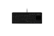 Näppäimistöt - Cherry Contour Active Key Industrial AK-4400-GU - keyboard - low profile compact - with trackpad - QWERTY - Pan Nordic - black Input Device - Näppäimistö - Pohjoismainen - Musta - AK-4400-GU-B/NOR