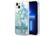 Puhelin - Kannet ja kotelot - GUESS GUHCP14SLFLSN iPhone 14 6.1 "green / green hardcase Flower Liquid Glitter - 3666339088422