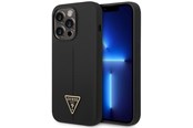 Puhelin - Kannet ja kotelot - GUESS GUHCP14XSLTGK iPhone 14 Pro Max 6.7" black/black hardcase Silicone Triangle - 3666339065874