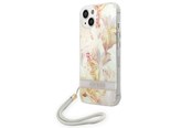 Puhelin - Kannet ja kotelot - GUESS GUOHCP14MHFLSU iPhone 14 Plus 6.7 "purple / purple hardcase Flower Strap - 3666339093921