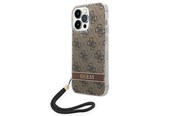 Puhelin - Kannet ja kotelot - GUESS GUOHCP14XH4STW iPhone 14 Pro Max 6.7 "brown / brown hardcase 4G Print Strap - 3666339093860