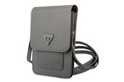 Laukut - GUESS Handbag GUWBSATMGR gray / gray Saffiano Triangle - 3666339050504