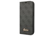 Puhelin - Kannet ja kotelot - GUESS GUBKP14SHG4SHK iPhone 14 6.1 "black / black book 4G Vintage Gold Logo - 3666339083168