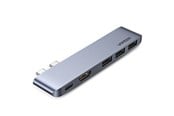Telakointiasemat - UGREEN 60559 Docking station for MacBook Pro & Air - 2x USB-C / 3x USB-A + HDMI - Grey - 60559