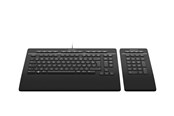 Näppäimistöt - 3Dconnexion Keyboard Pro with Numpad - Näppäimistö ja numeeriset asetukset - Universal - Musta - 3DX-700092
