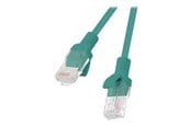 Verkkokaapelit - Lanberg patch cable - 50 cm - green RAL 6024 - Vihreä - PCU5-20CC-0050-G