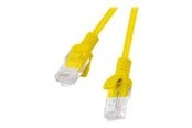 Verkkokaapelit - Lanberg patch cable - 25 cm - yellow RAL 1016 - Keltainen - PCU5-10CC-0025-Y