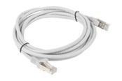 Verkkokaapelit - Lanberg patch cable - 25 cm - grey RAL 7035 - Harmaa - PCF5-10CC-0025-S