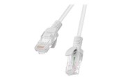 Verkkokaapelit - Lanberg patch cable - 50 cm - grey RAL 7035 - Harmaa - PCF5-10CC-0050-S