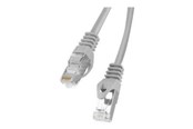Verkkokaapelit - Lanberg patch cable - 50 cm - grey RAL 7035 - Harmaa - PCF6-10CC-0050-S