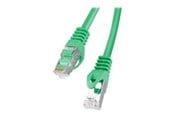 Verkkokaapelit - Lanberg patch cable - 25 cm - green RAL 6024 - Vihreä - PCF6-10CC-0025-G