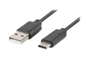 USB kaapelit - Lanberg - USB-C cable - USB-C to USB Type A - 1.8 m - CA-USBO-31CU-0018-BK