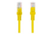 Verkkokaapelit - Lanberg patch cable - 0.5 m - yellow RAL 1028 - Keltainen - PCU6-10CC-0050-Y