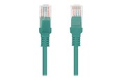 Verkkokaapelit - Lanberg patch cable - 50 cm - green RAL 6024 - Vihreä - PCU6-10CC-0050-G